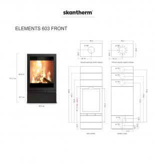 04 - Elements 603 Front - schéma produktu